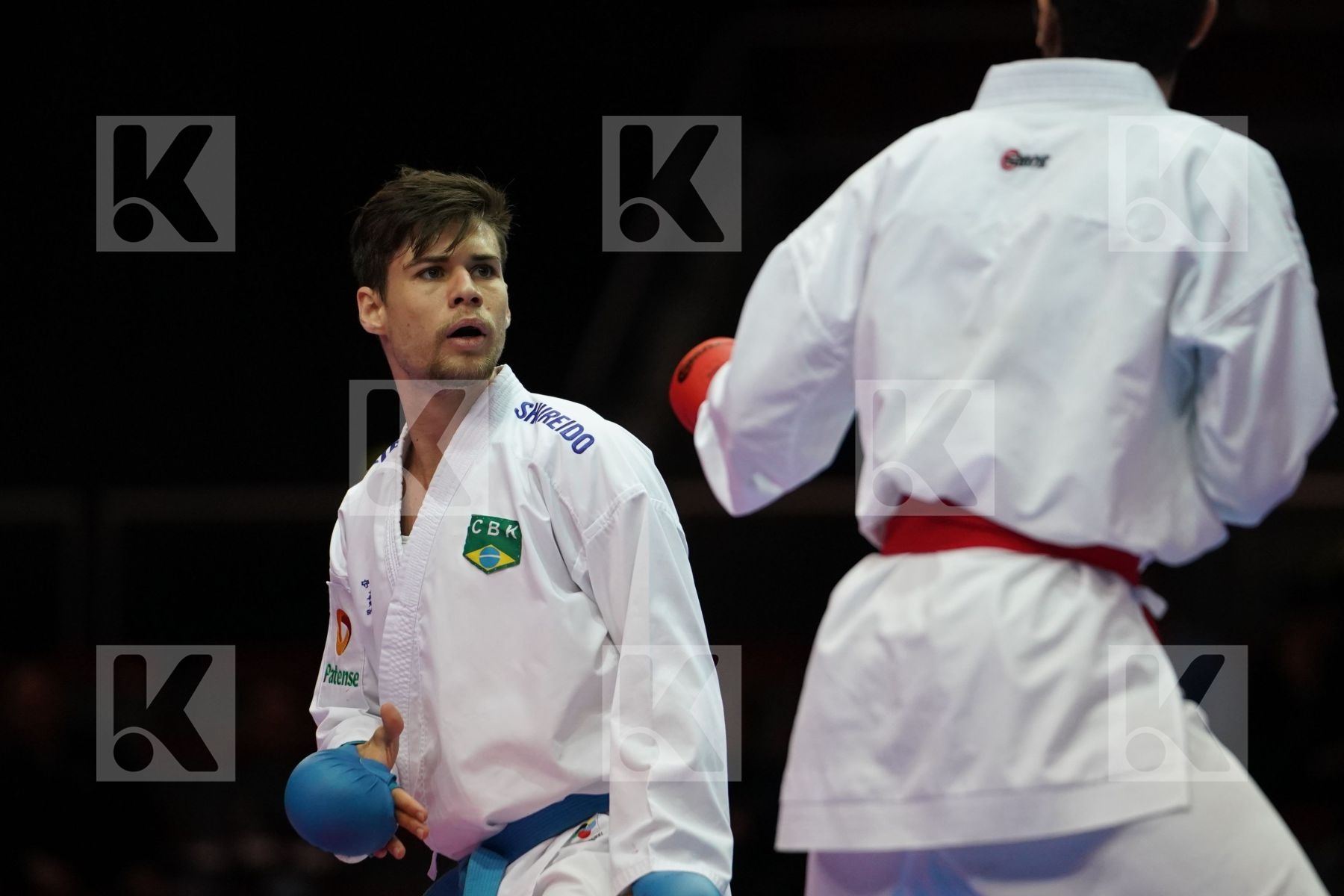 MALEK SALAMA (EGYPT) VS RAFAEL NASCIMENTO (BRAZIL) in Senior Kumite -60 Kg - Bronze bout
