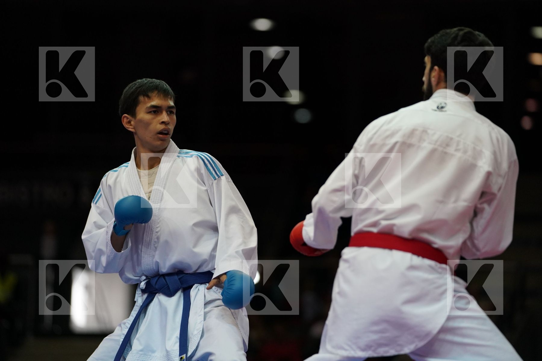 FIRDOVSI FARZALIYEV (AZERBAIJAN) VS KAISAR ALPYSBAY (KAZAKHSTAN) in Senior Kumite -60 Kg - Bronze bout