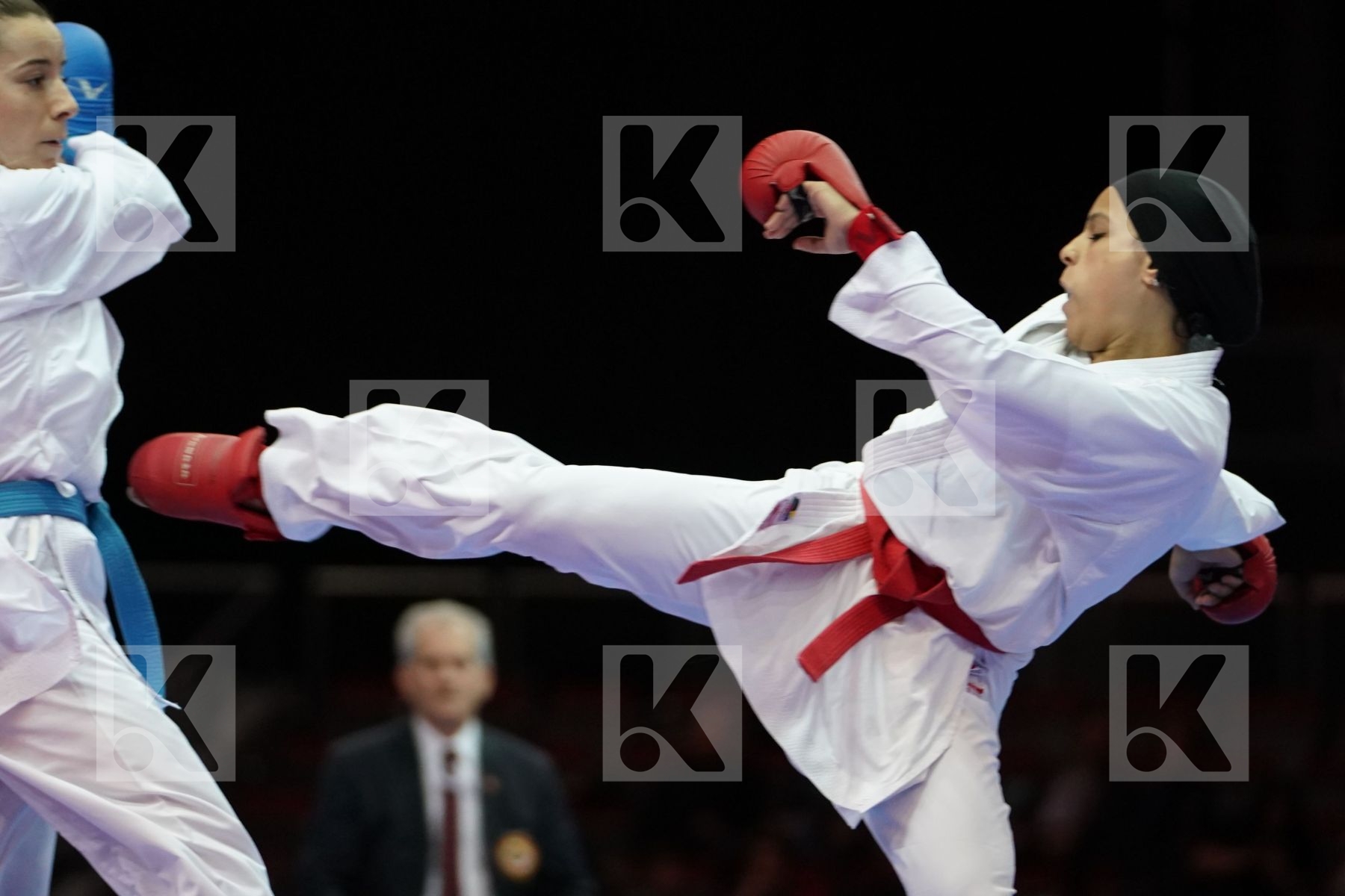 RADWA SAYED (EGYPT) VS SERAP OZCELIK ARAPOGLU (TUR) in Senior Kumite -50 Kg - Bronze bout