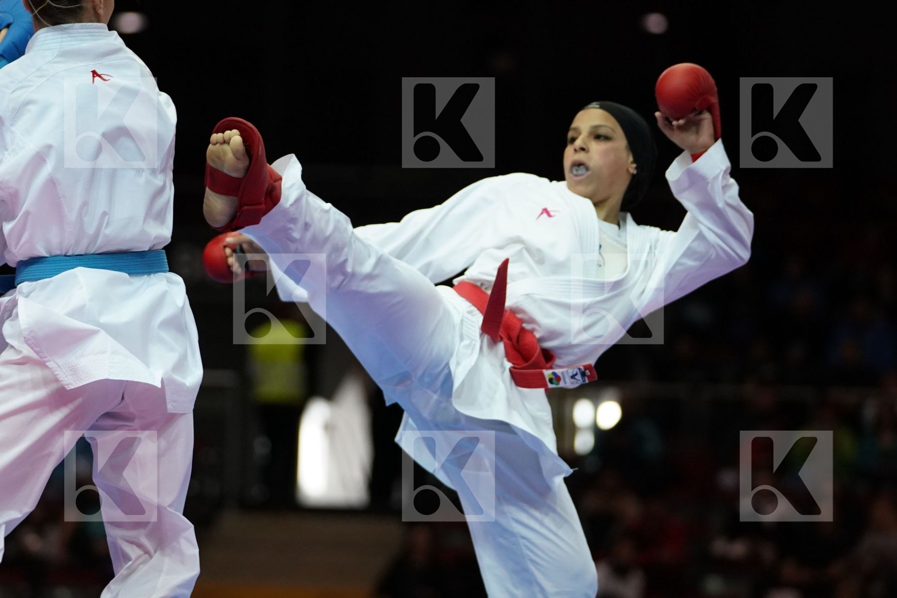 RADWA SAYED (EGYPT) VS SERAP OZCELIK ARAPOGLU (TUR) in Senior Kumite -50 Kg - Bronze bout