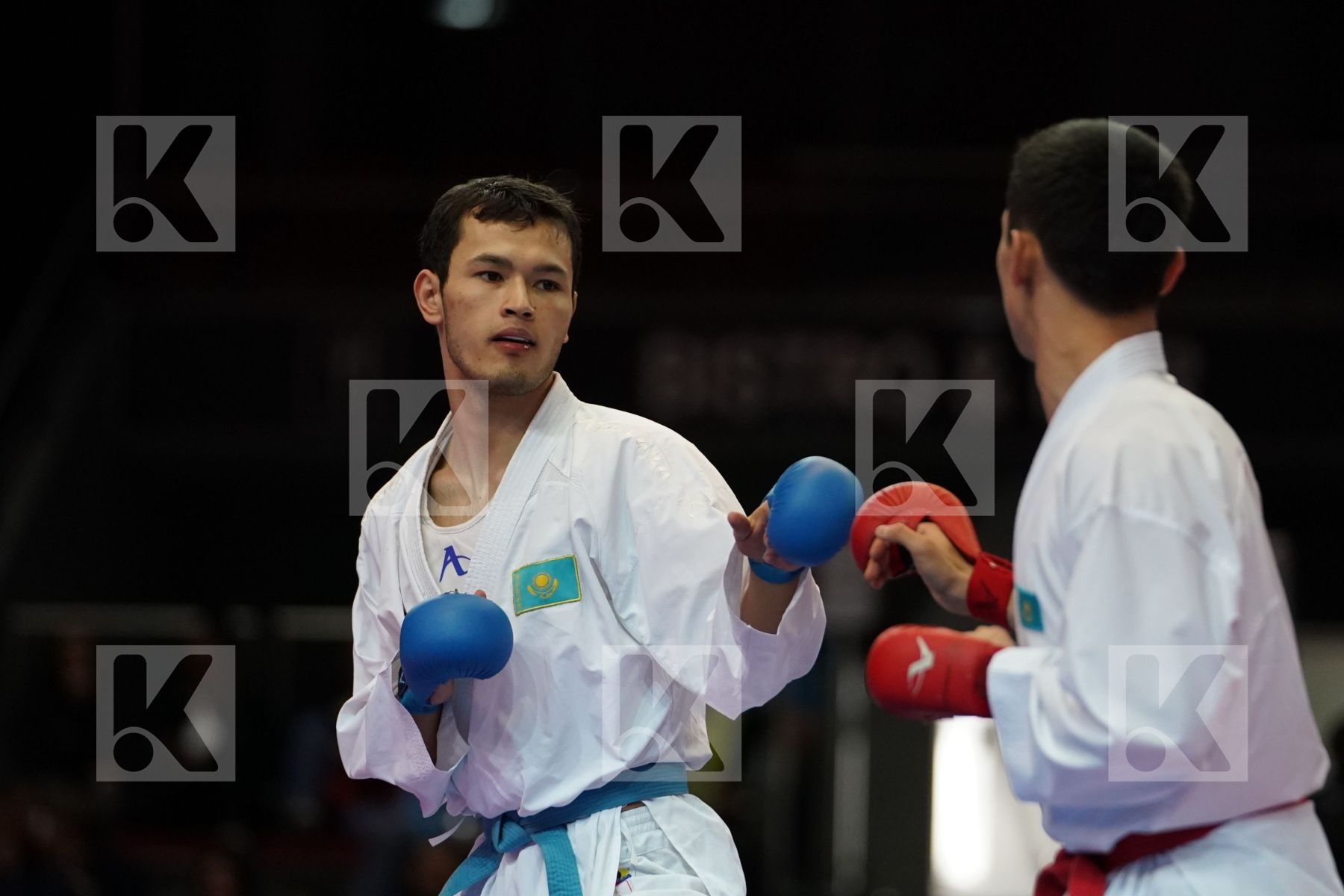 DIDAR AMIRALI (KAZAKHSTAN) VS MUSSA BEXULTAN (KAZAKHSTAN) in Senior Kumite -67 Kg - Bronze bout