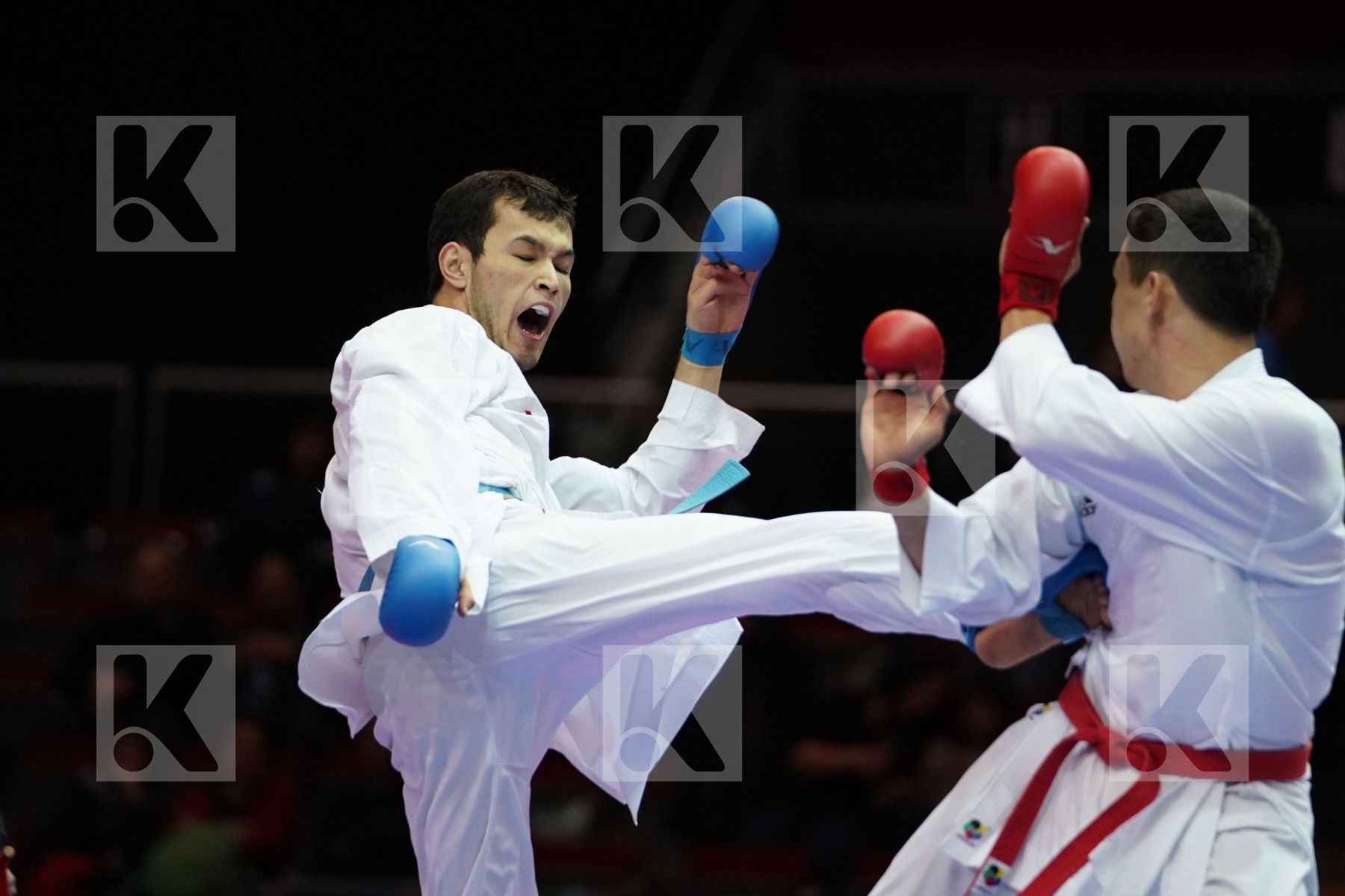 DIDAR AMIRALI (KAZAKHSTAN) VS MUSSA BEXULTAN (KAZAKHSTAN) in Senior Kumite -67 Kg - Bronze bout