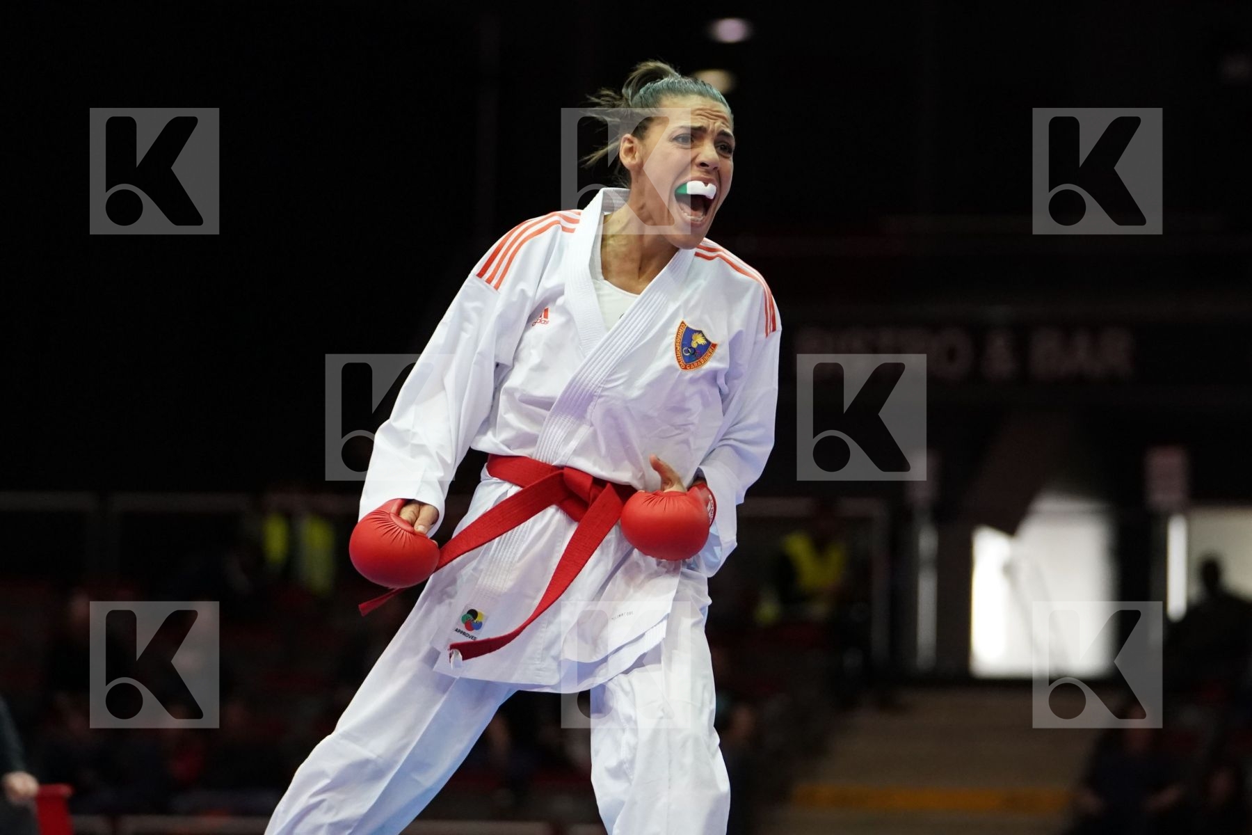 LORENA BUSA (ITALY) VS IVET GORANOVA (BULGARIA) in Senior Kumite -55 Kg - Bronze bout