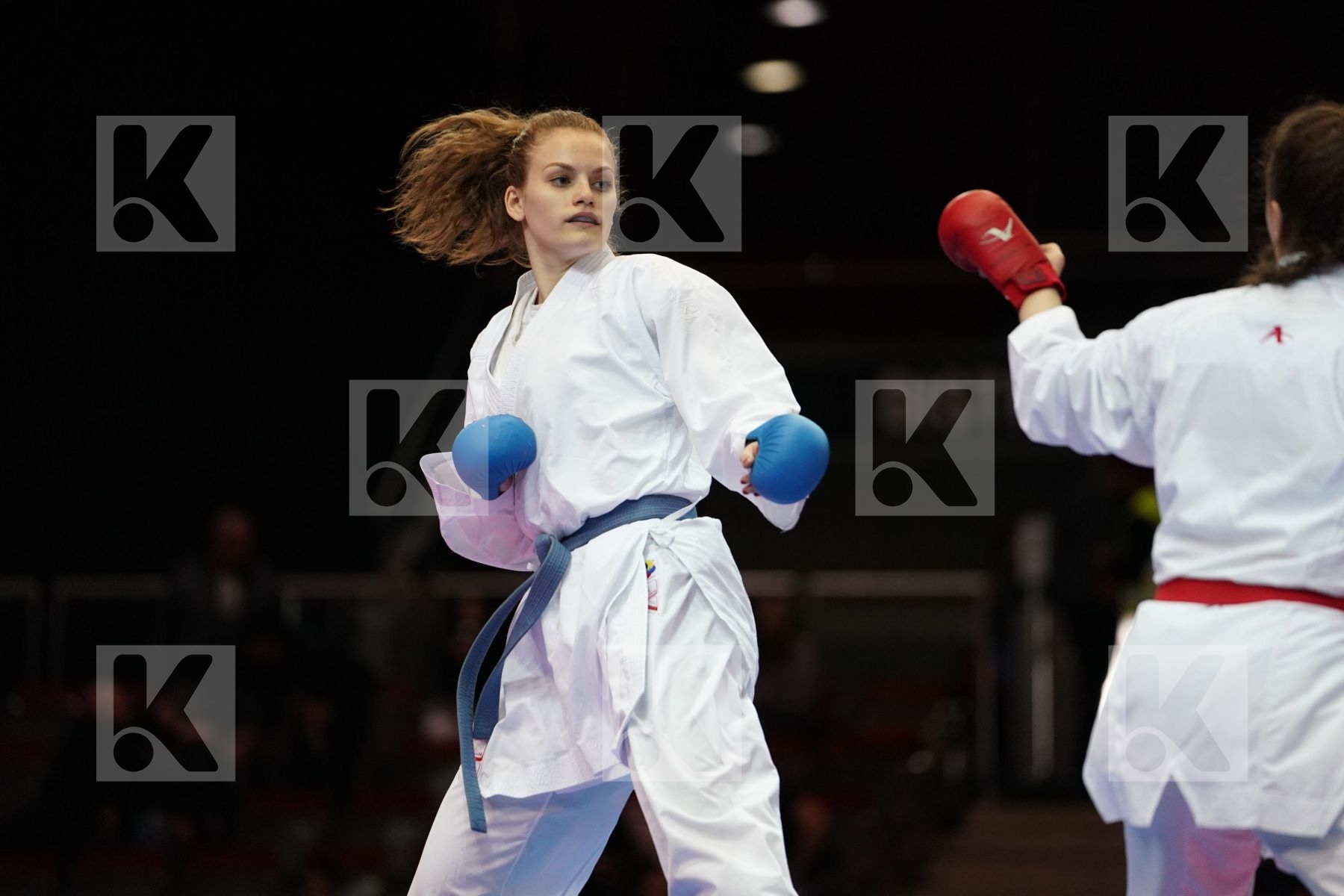 SOFYA BERULTSEVA (KAZAKHSTAN) VS LUCIJA LESJAK (CROATIA) in Senior Kumite 68+ Kg - Bronze bout