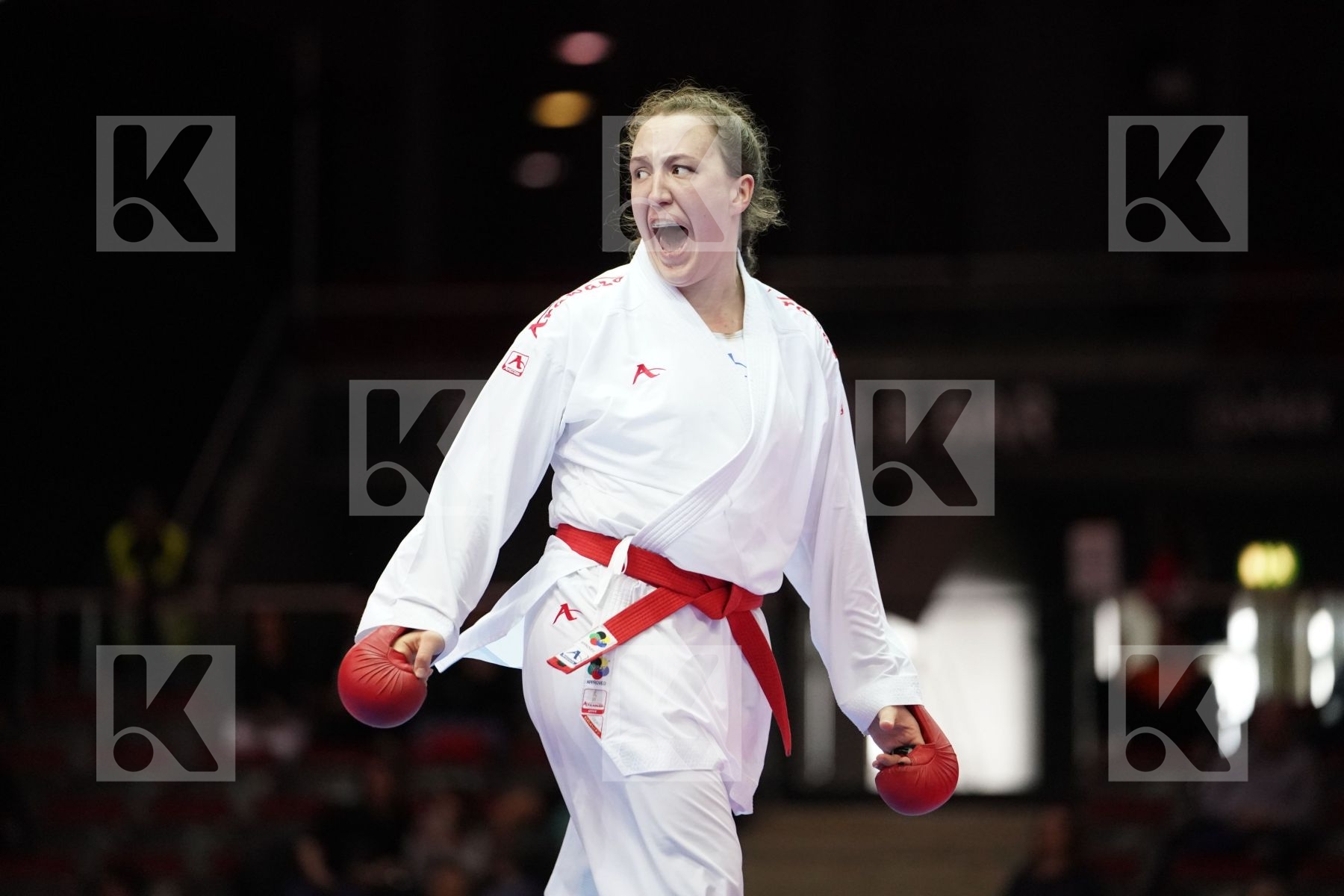 SOFYA BERULTSEVA (KAZAKHSTAN) VS LUCIJA LESJAK (CROATIA) in Senior Kumite 68+ Kg - Bronze bout
