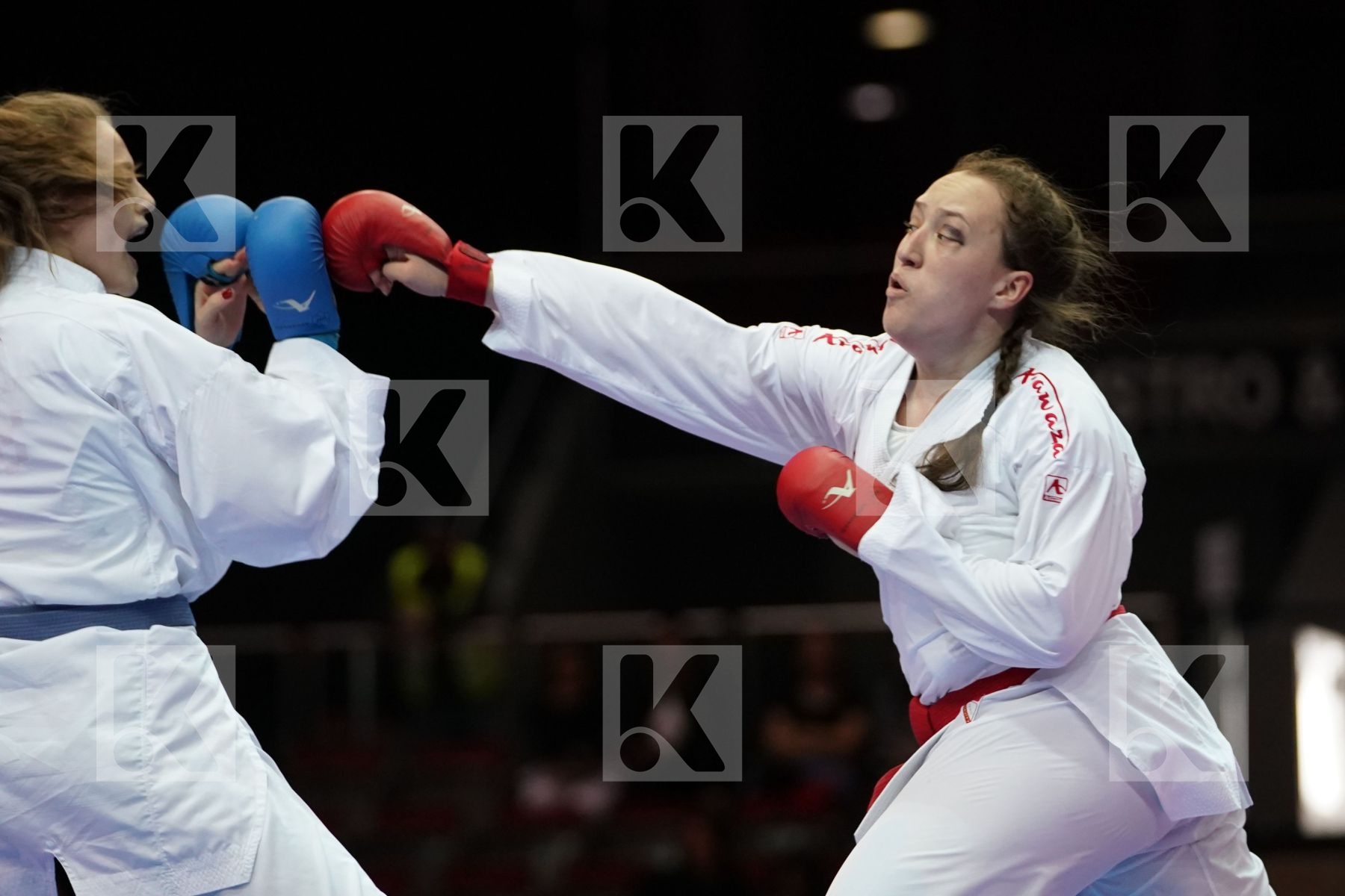SOFYA BERULTSEVA (KAZAKHSTAN) VS LUCIJA LESJAK (CROATIA) in Senior Kumite 68+ Kg - Bronze bout