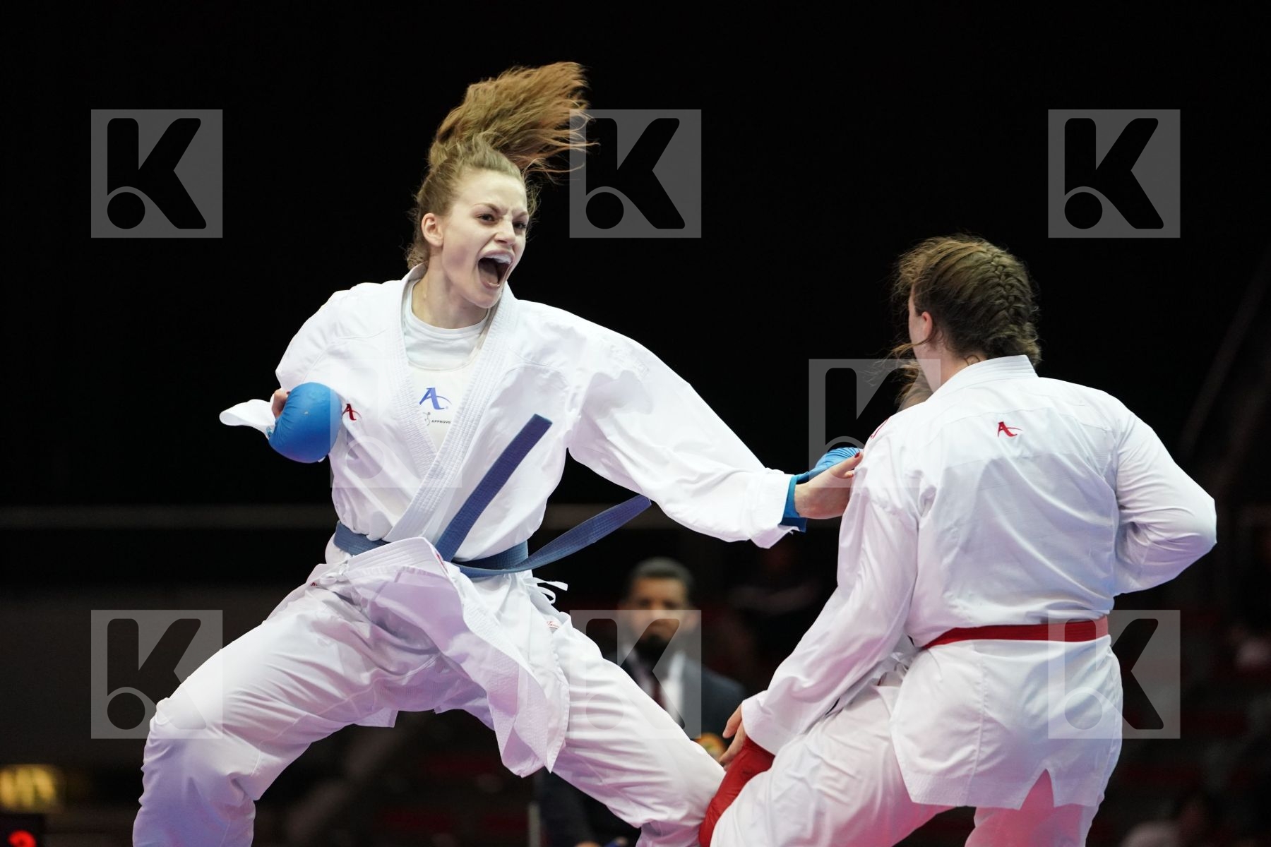 SOFYA BERULTSEVA (KAZAKHSTAN) VS LUCIJA LESJAK (CROATIA) in Senior Kumite 68+ Kg - Bronze bout