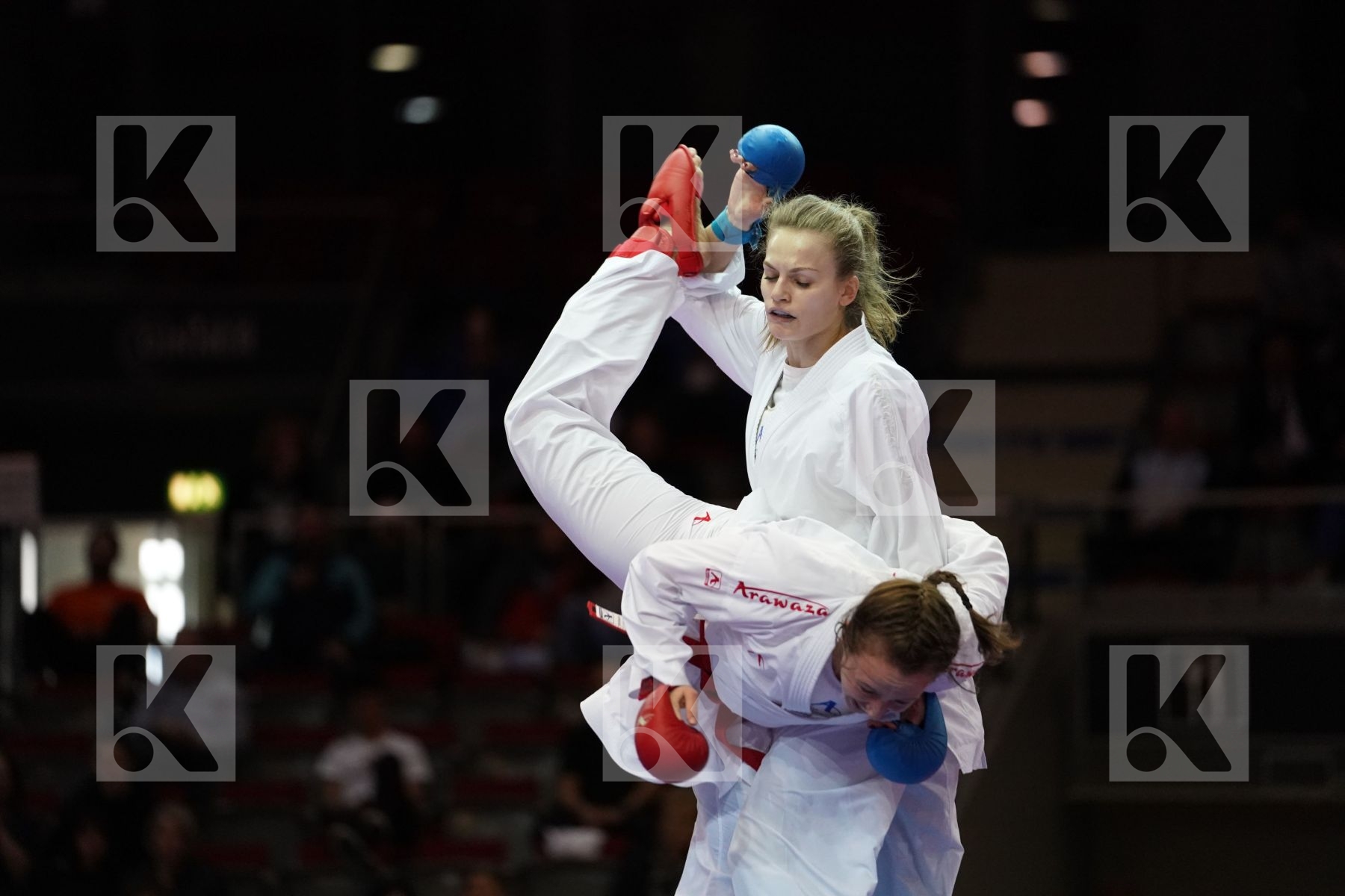 SOFYA BERULTSEVA (KAZAKHSTAN) VS LUCIJA LESJAK (CROATIA) in Senior Kumite 68+ Kg - Bronze bout