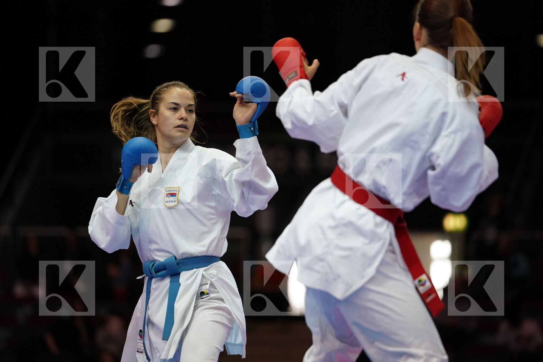 DOMINIKA TATAROVA (SLOVAKIA) VS TARA ROPRET (SERBIA) in Senior Kumite 68+ Kg - Bronze bout