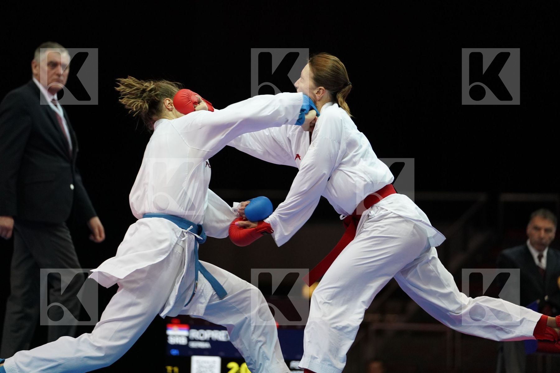 DOMINIKA TATAROVA (SLOVAKIA) VS TARA ROPRET (SERBIA) in Senior Kumite 68+ Kg - Bronze bout