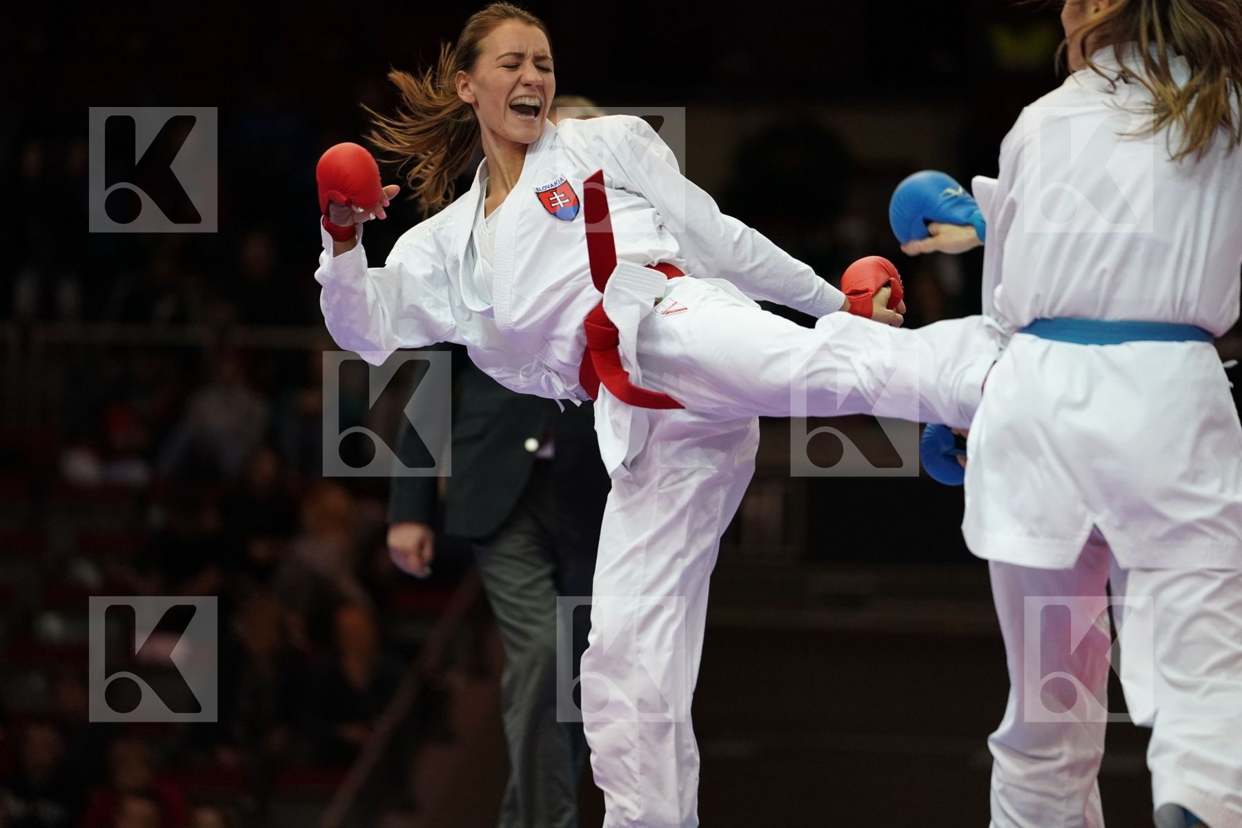 DOMINIKA TATAROVA (SLOVAKIA) VS TARA ROPRET (SERBIA) in Senior Kumite 68+ Kg - Bronze bout
