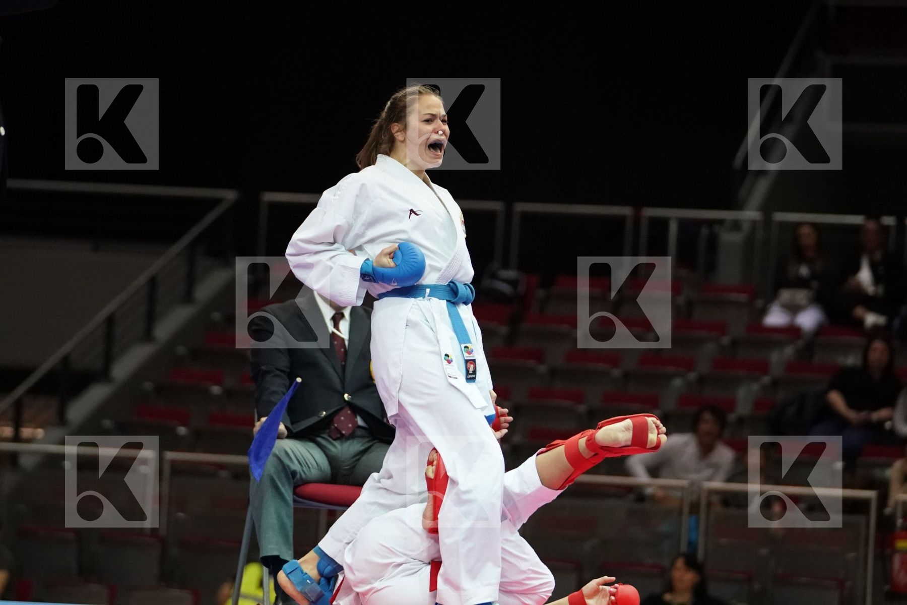 DOMINIKA TATAROVA (SLOVAKIA) VS TARA ROPRET (SERBIA) in Senior Kumite 68+ Kg - Bronze bout