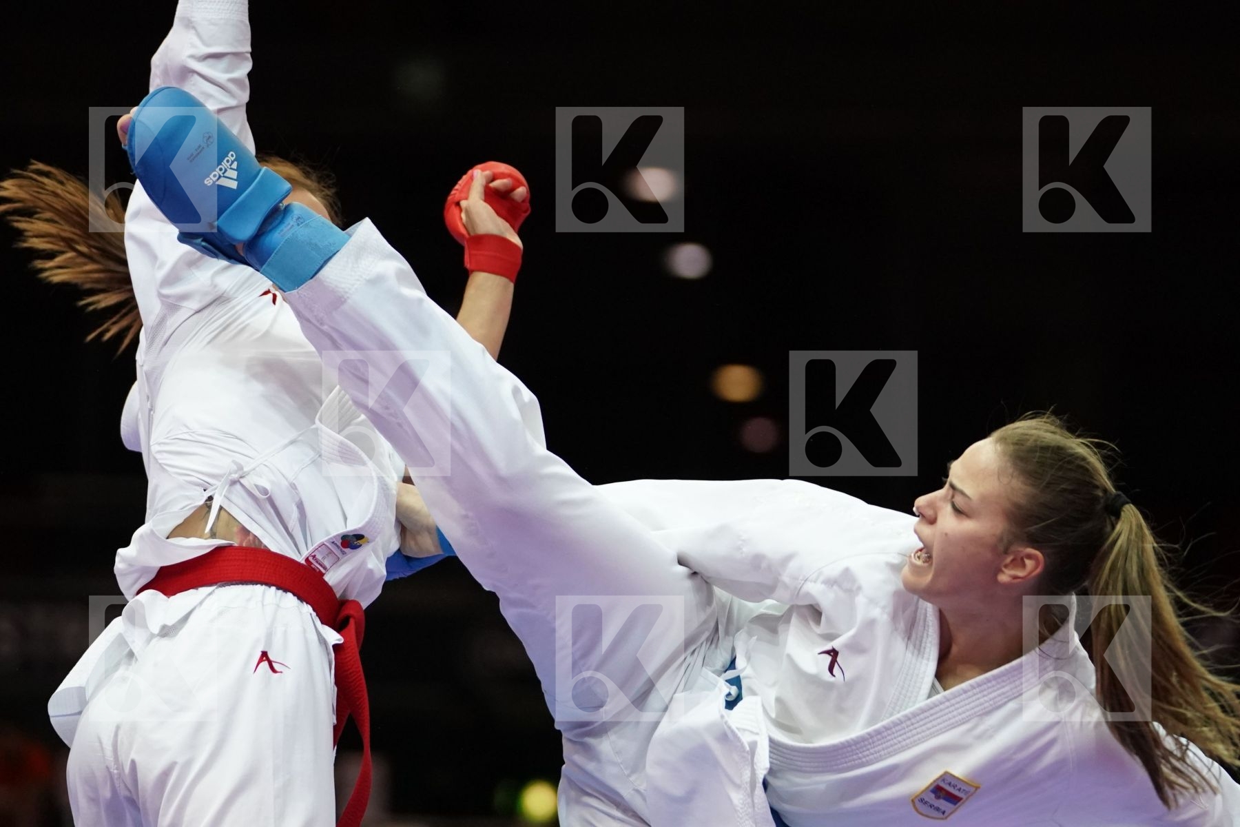 DOMINIKA TATAROVA (SLOVAKIA) VS TARA ROPRET (SERBIA) in Senior Kumite 68+ Kg - Bronze bout