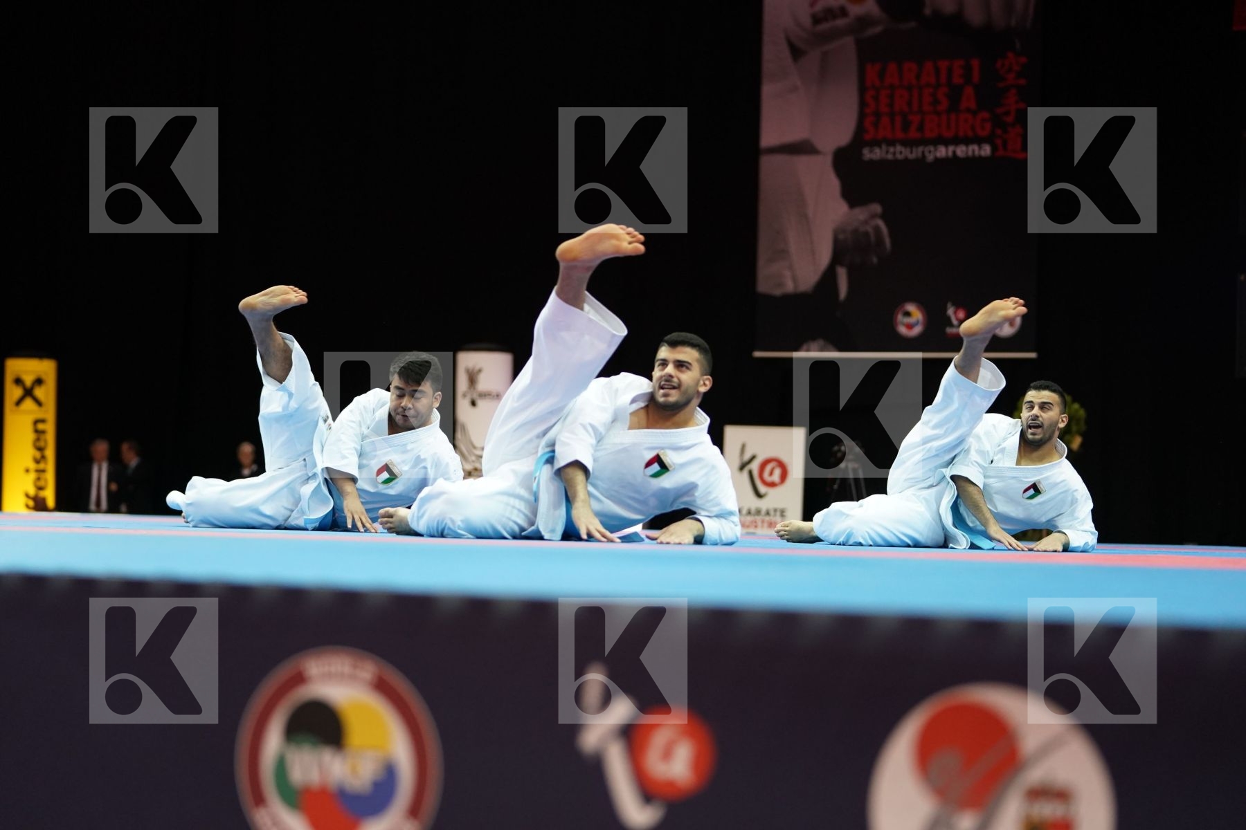 KUWAIT (ALMOSAWI, ALMOSAWI, HUSAIN) in Senior Team Male Kata - Bronze bout