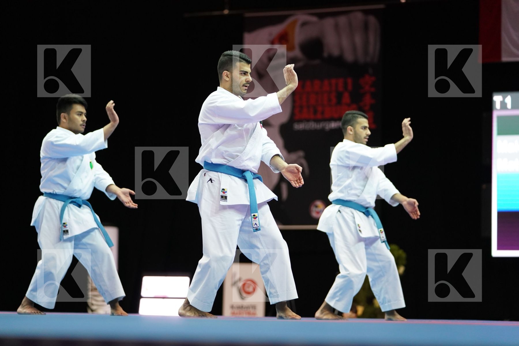 KUWAIT (ALMOSAWI, ALMOSAWI, HUSAIN) in Senior Team Male Kata - Bronze bout