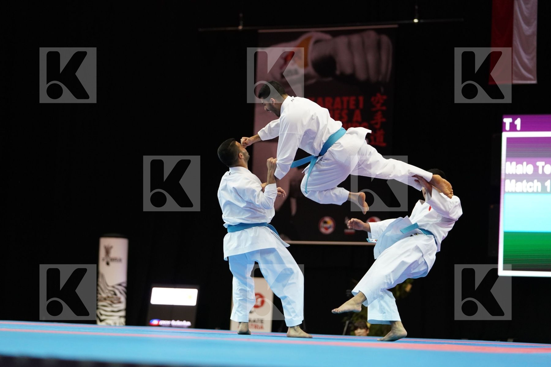 KUWAIT (ALMOSAWI, ALMOSAWI, HUSAIN) in Senior Team Male Kata - Bronze bout