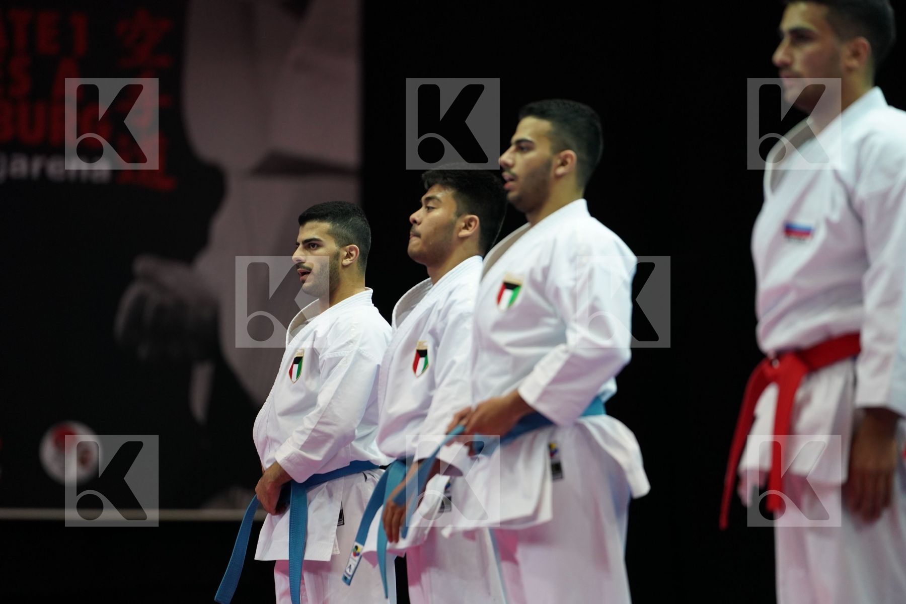 KUWAIT (ALMOSAWI, ALMOSAWI, HUSAIN) in Senior Team Male Kata - Bronze bout
