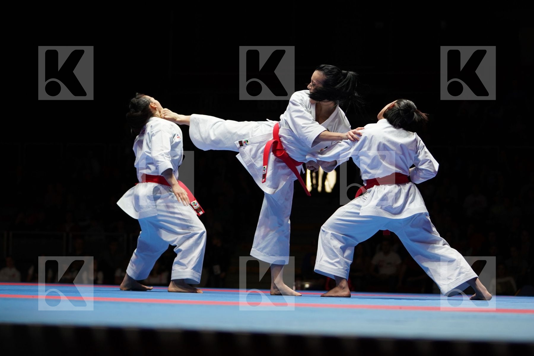 ITALY (CASALE, D ONOFRIO, PEZZETTI) in Senior Team Female Kata - Gold bout