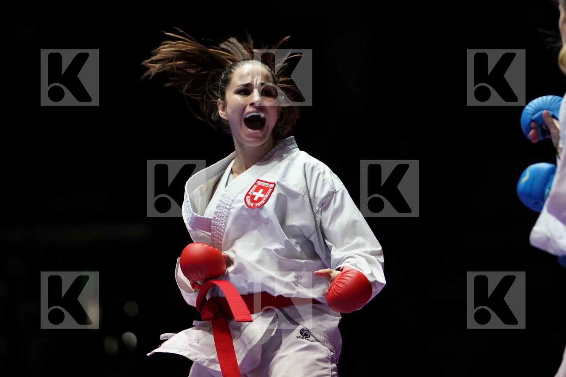 ELENA QUIRICI (SWITZERLAND) VS ALISA BUCHINGER (AUSTRIA) in Senior Kumite -68 Kg - Gold bout