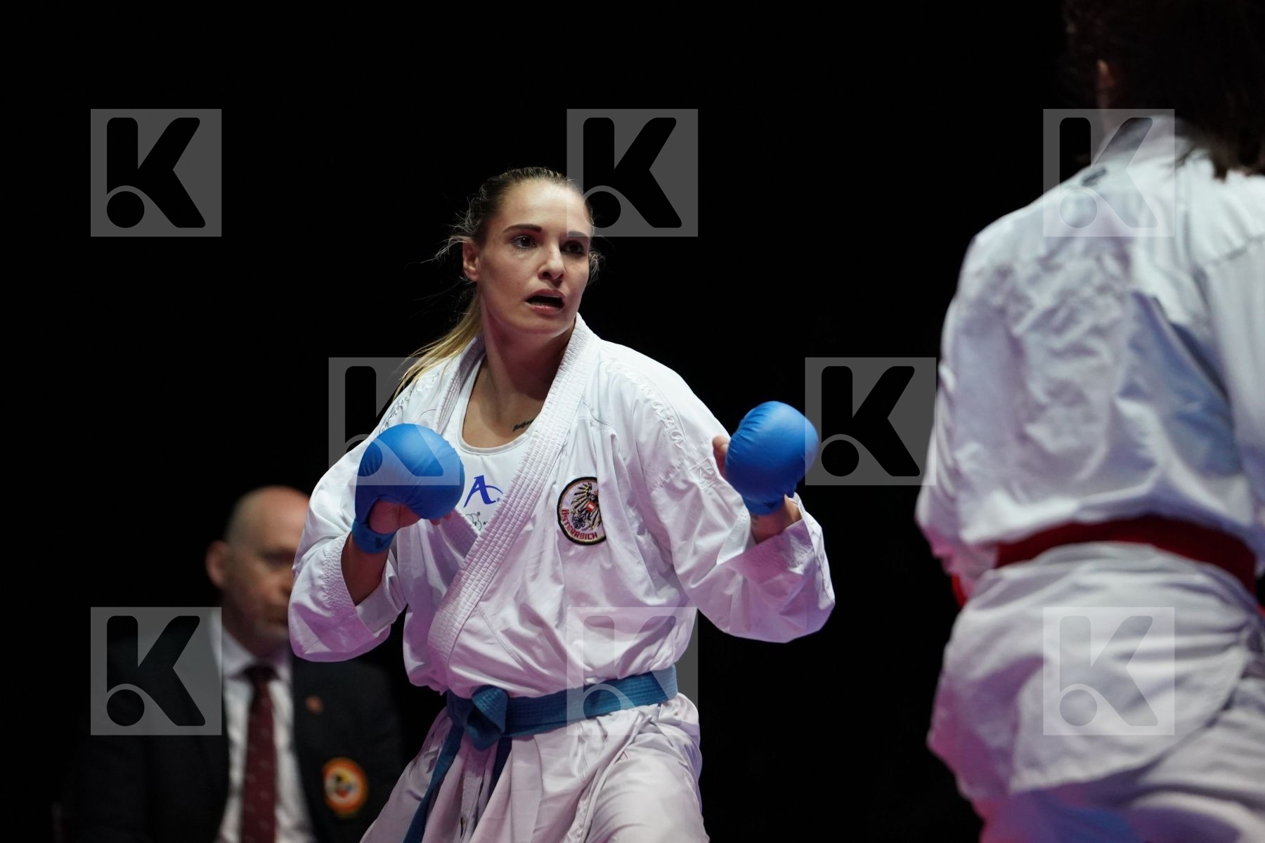 ELENA QUIRICI (SWITZERLAND) VS ALISA BUCHINGER (AUSTRIA) in Senior Kumite -68 Kg - Gold bout