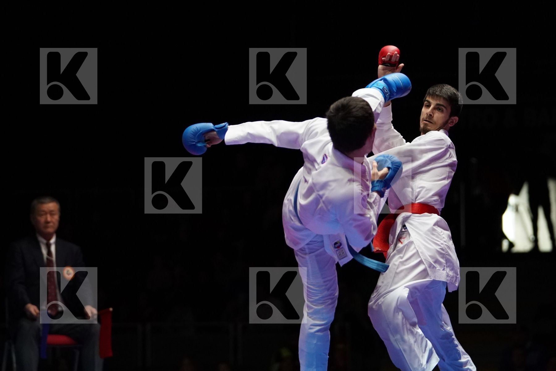 ERAY SAMDAN (TURKEY) VS DARKHAN ASSADILOV (KAZAKHSTAN) in Senior Kumite -60 Kg - Gold bout