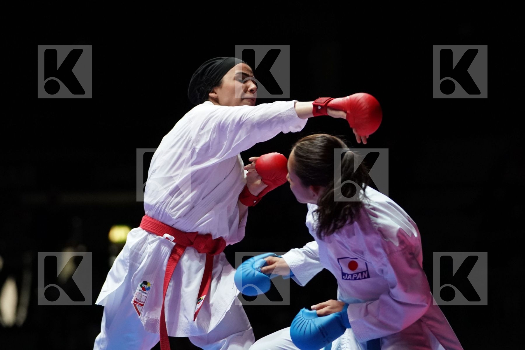 SARA BAHMANYAR (ISLAMIC REPUBLIC OF IRAN) VS AYAKA TADANO (JAPAN) in Senior Kumite -50 Kg - Gold bout