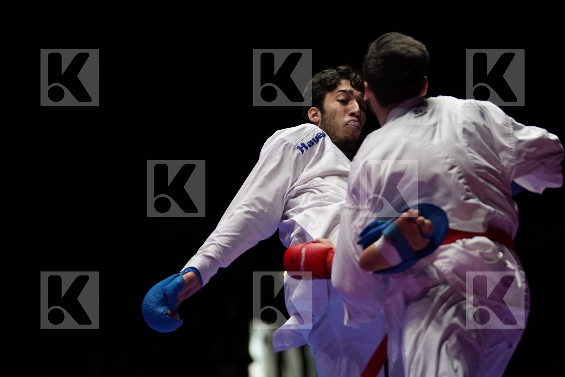 STEFAN POKORNY (AUSTRIA) VS ALI ELSAWY (EGYPT) in Senior Kumite -67 Kg - Gold bout