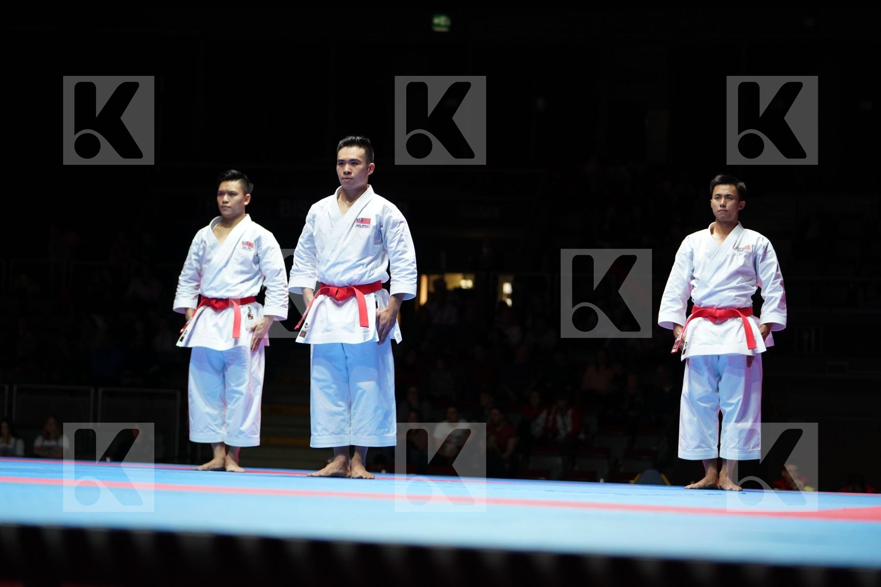 MALAYSIA (HOE, LEONG, OH THENG WEI) in Senior Team Male Kata - Gold bout