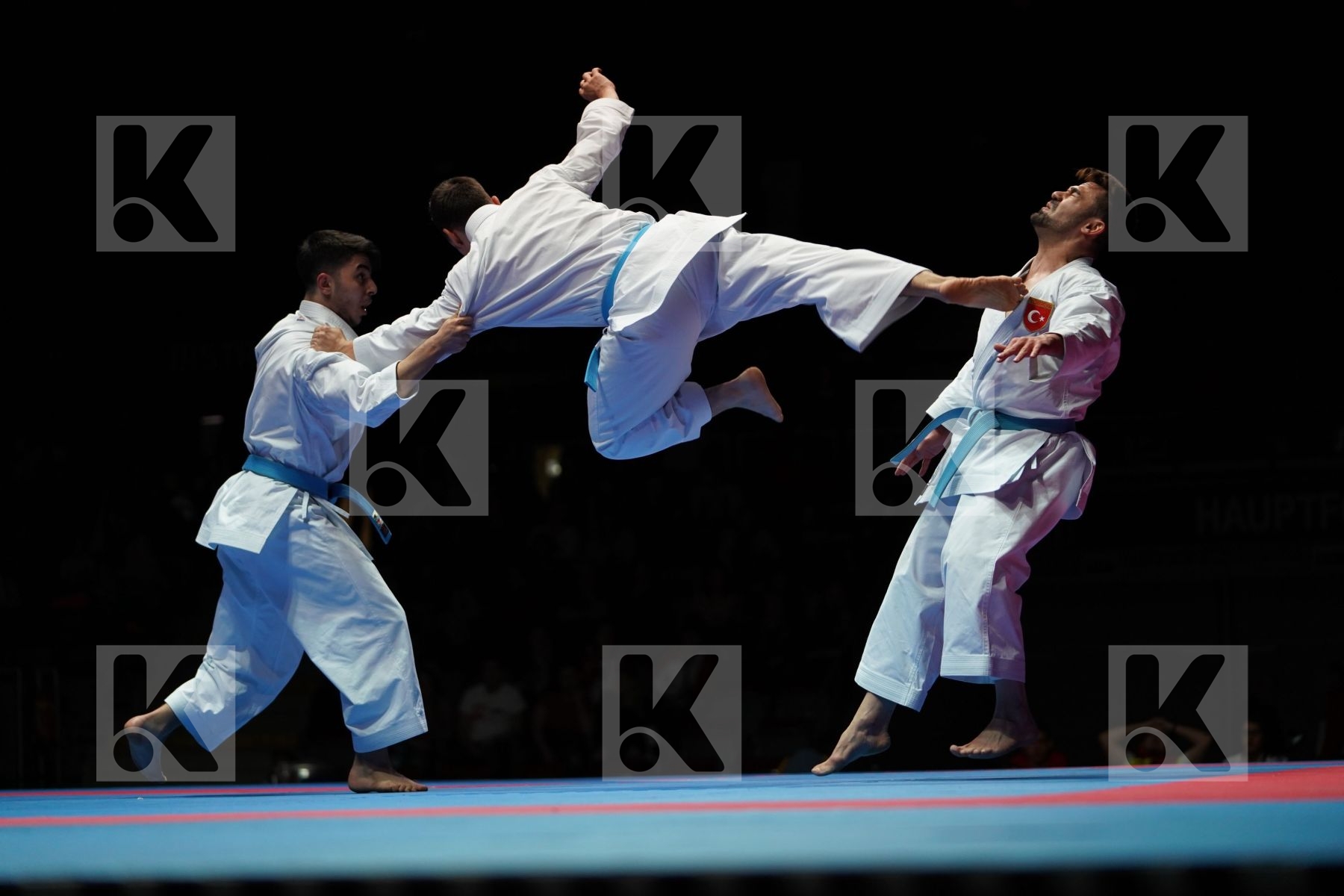 TURKEY (DURAN, GOKTAS, SOFUOGLU) in Senior Team Male Kata - Gold bout