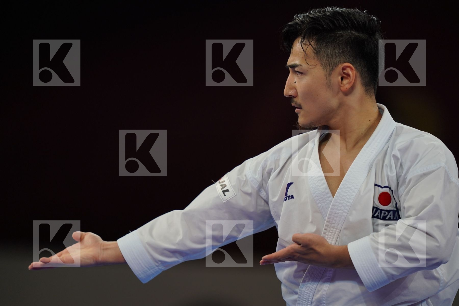 MOTO KAZUMASA (JAPAN) in Senior Male Kata - Bronze bout