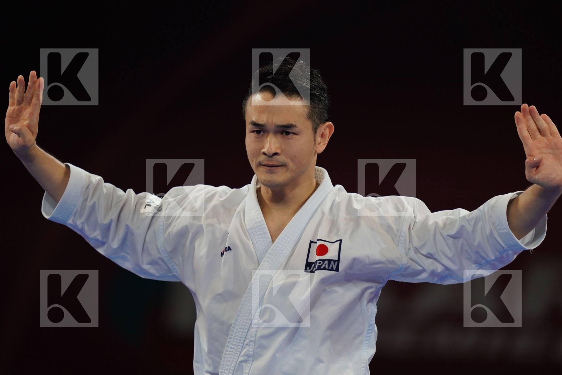 SHIMBABA ISSEI (JAPAN) in Senior Male Kata - Bronze bout