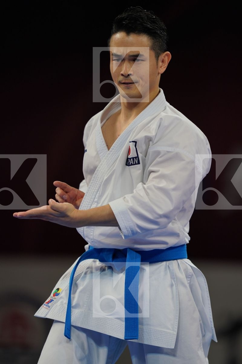 SHIMBABA ISSEI (JAPAN) in Senior Male Kata - Bronze bout
