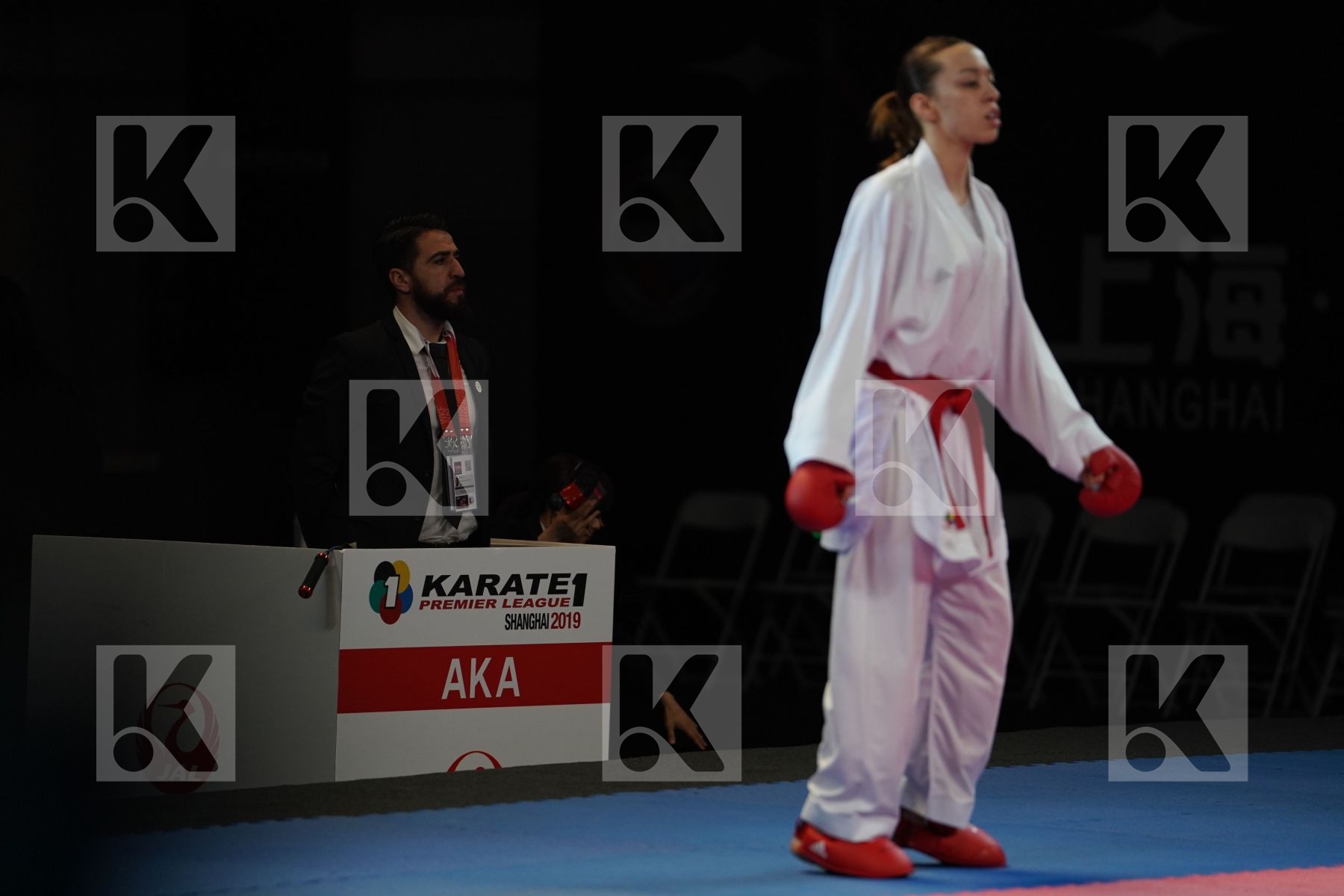 OUIHADDADENE SABRINA (FRANCE) vs YAKAN TUBA (TURKEY) in Senior Kumite -55 Kg - Bronze bout