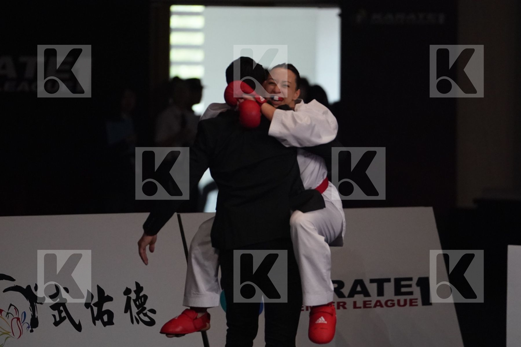 OUIHADDADENE SABRINA (FRANCE) vs YAKAN TUBA (TURKEY) in Senior Kumite -55 Kg - Bronze bout