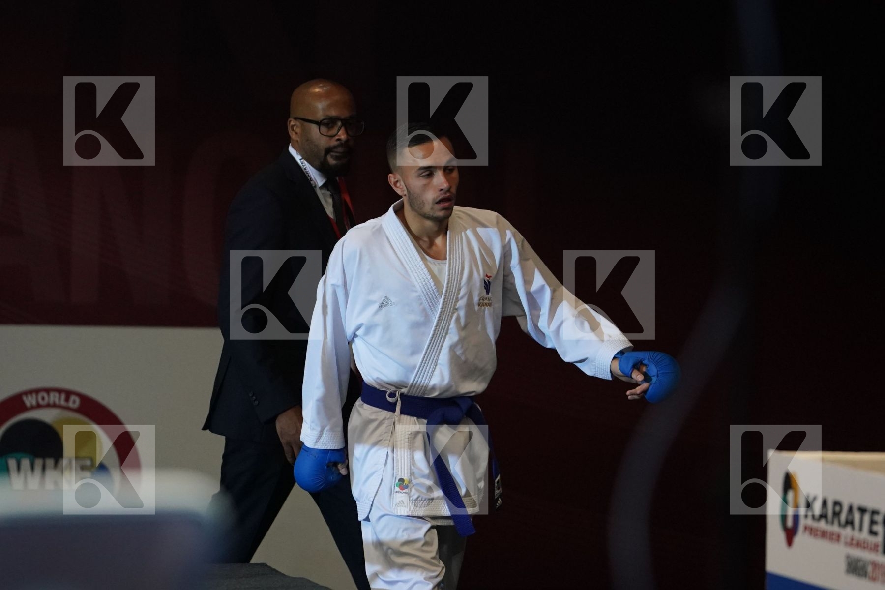 ELSAWY ALI (EGYPT) vs DACOSTA STEVEN (FRANCE) in Senior Kumite -67 Kg - Bronze bout