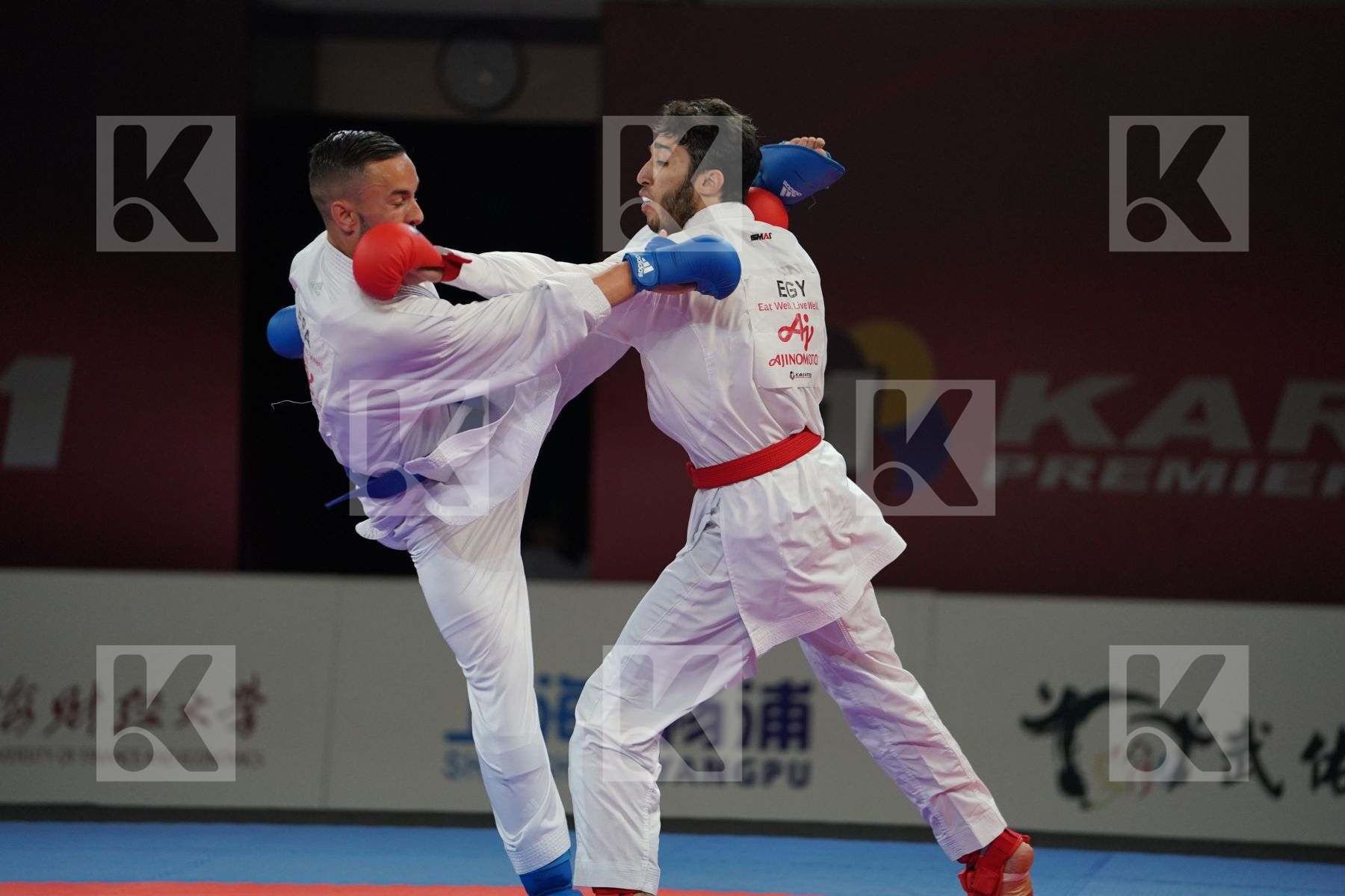 ELSAWY ALI (EGYPT) vs DACOSTA STEVEN (FRANCE) in Senior Kumite -67 Kg - Bronze bout