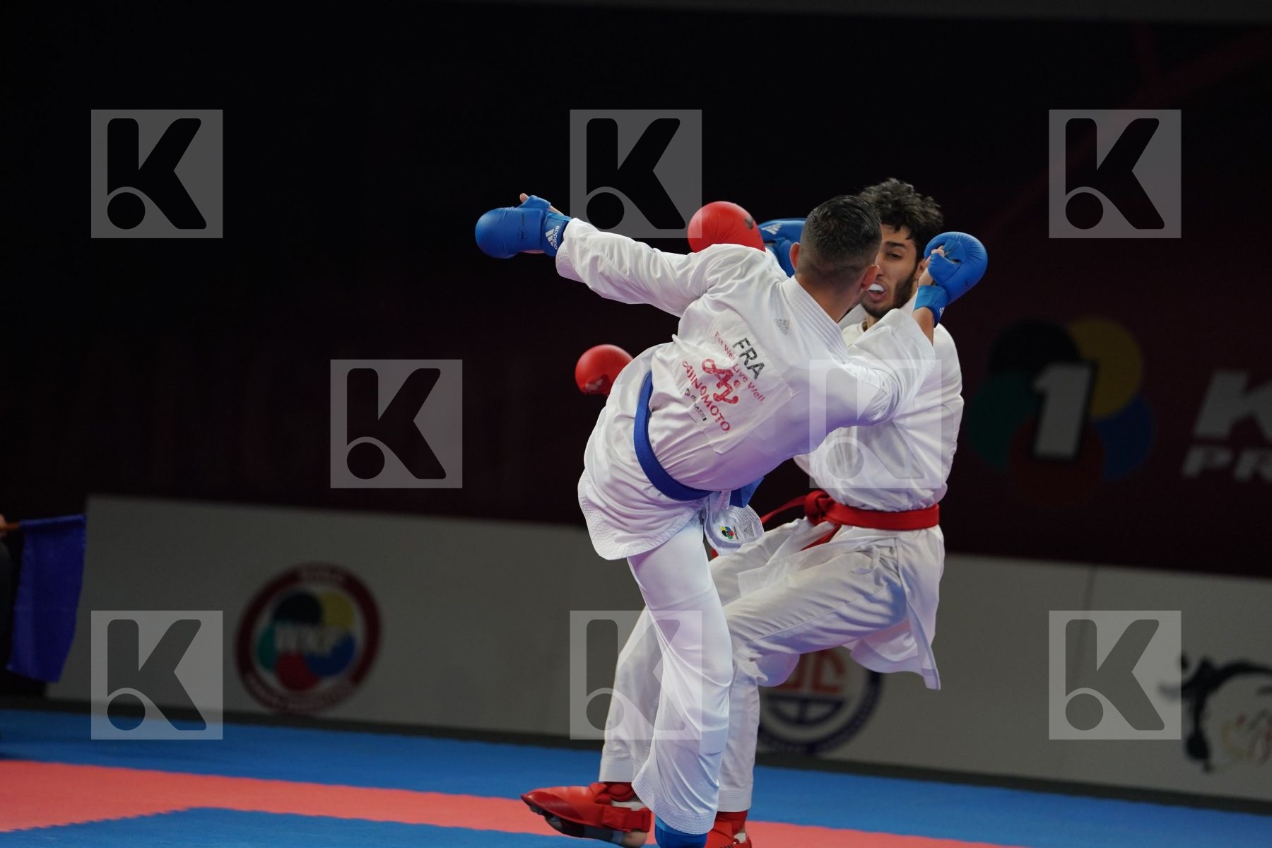 ELSAWY ALI (EGYPT) vs DACOSTA STEVEN (FRANCE) in Senior Kumite -67 Kg - Bronze bout