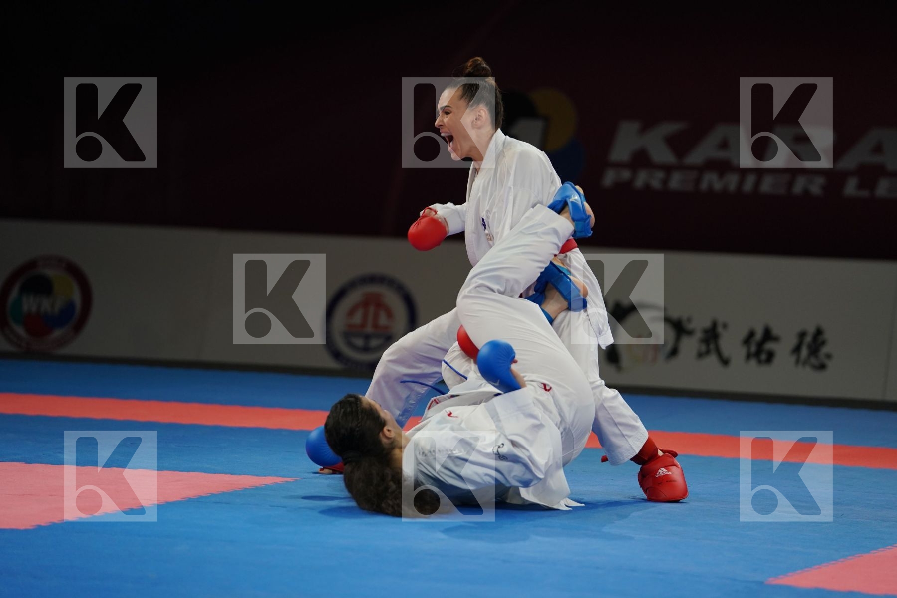 AVAZERI LEA (FRANCE) vs PANETSIDOU VASILIKI (GREECE) in Senior Kumite -68 Kg - Bronze bout