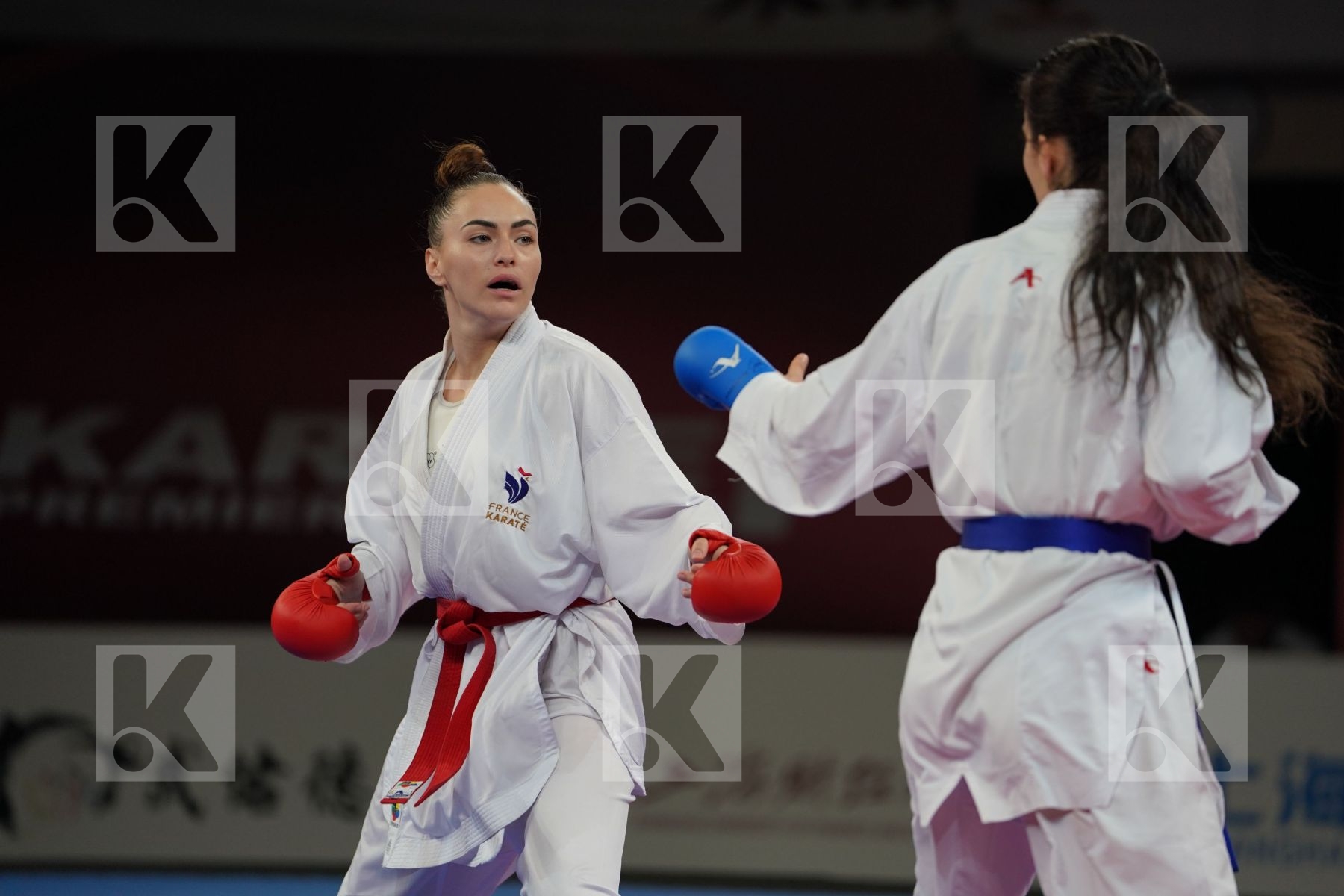 AVAZERI LEA (FRANCE) vs PANETSIDOU VASILIKI (GREECE) in Senior Kumite -68 Kg - Bronze bout