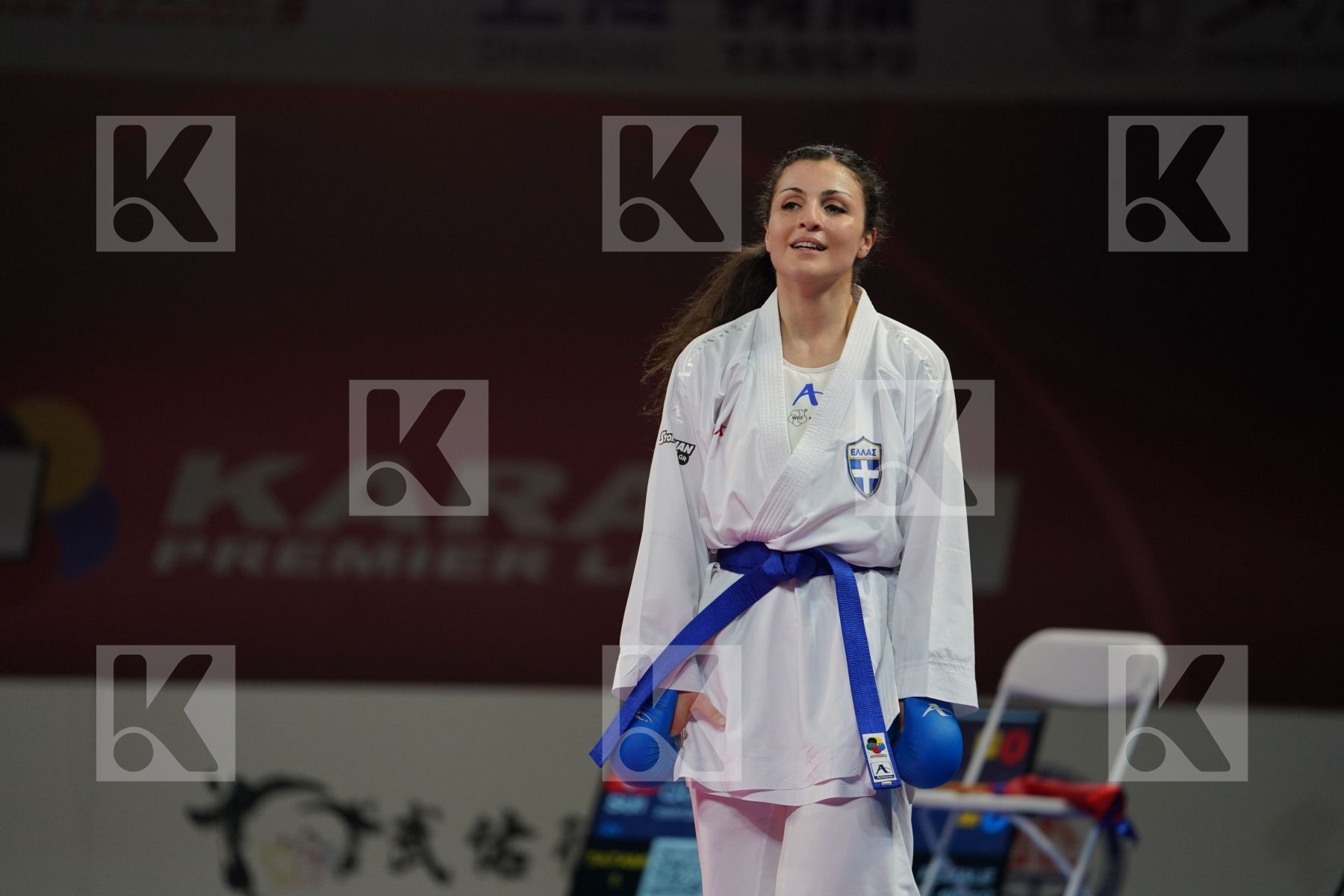 AVAZERI LEA (FRANCE) vs PANETSIDOU VASILIKI (GREECE) in Senior Kumite -68 Kg - Bronze bout