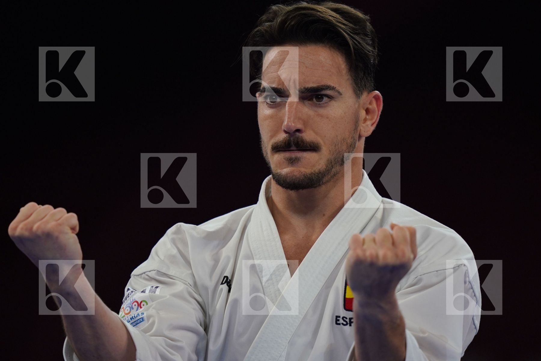 QUINTERO CAPDEVILA DAMIAN HUGO (SPAIN) in Senior Male Kata - Gold bout