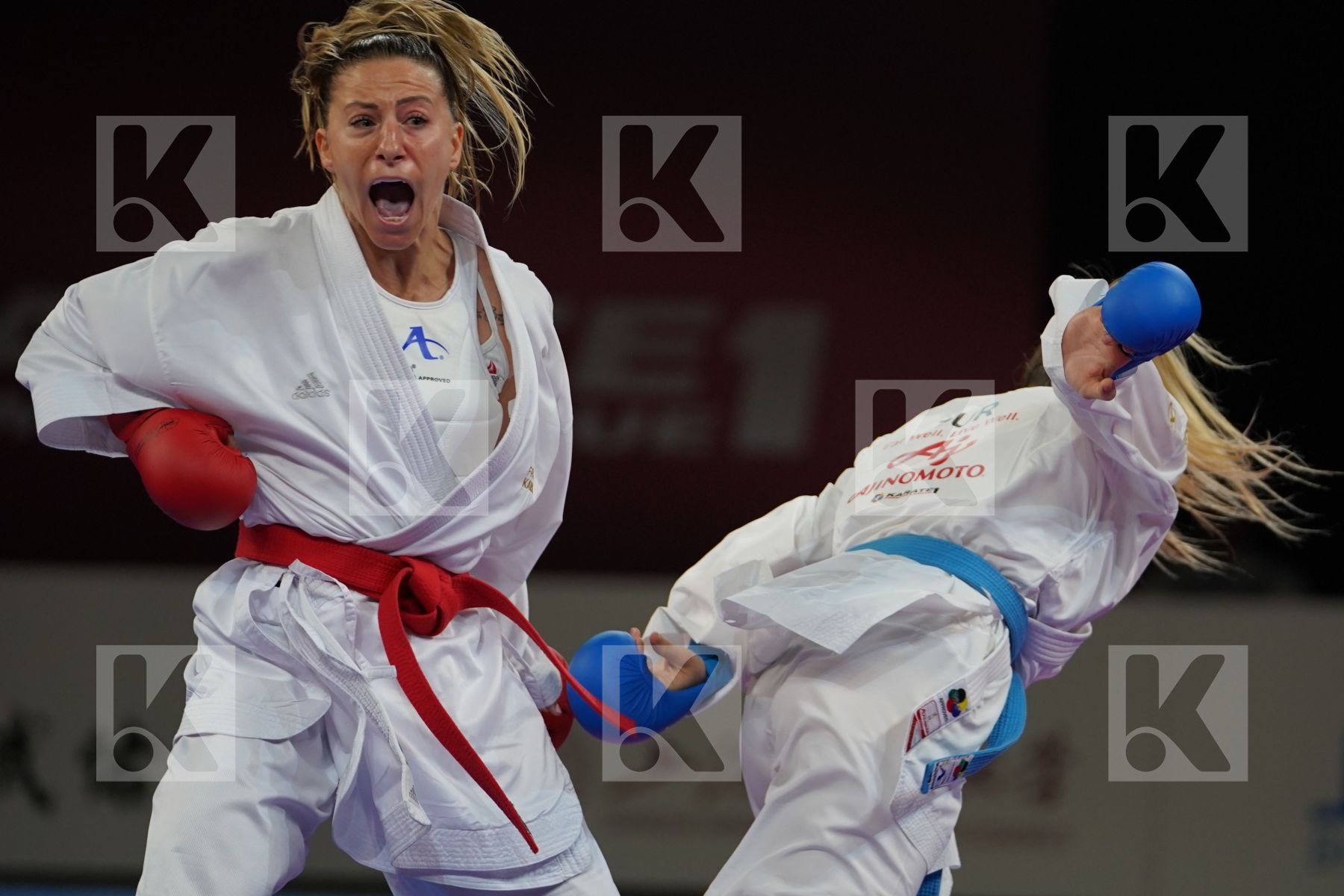 RECCHIA ALEXANDRA (FRANCE) vs OZCELIK ARAPOGLU SERAP (TURKEY) in Senior Kumite -50 Kg - Gold bout