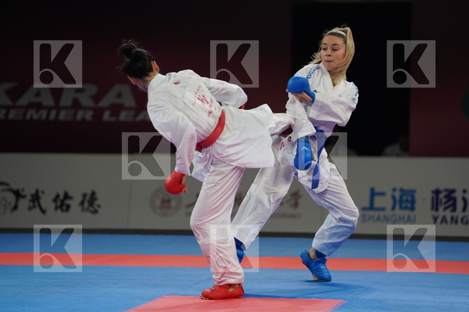 DING JIAMEI (PEOPLES REPUBLIC OF CHINA) vs TERLIUGA ANZHELIKA (UKRAINE) in Senior Kumite -55 Kg - Gold bout