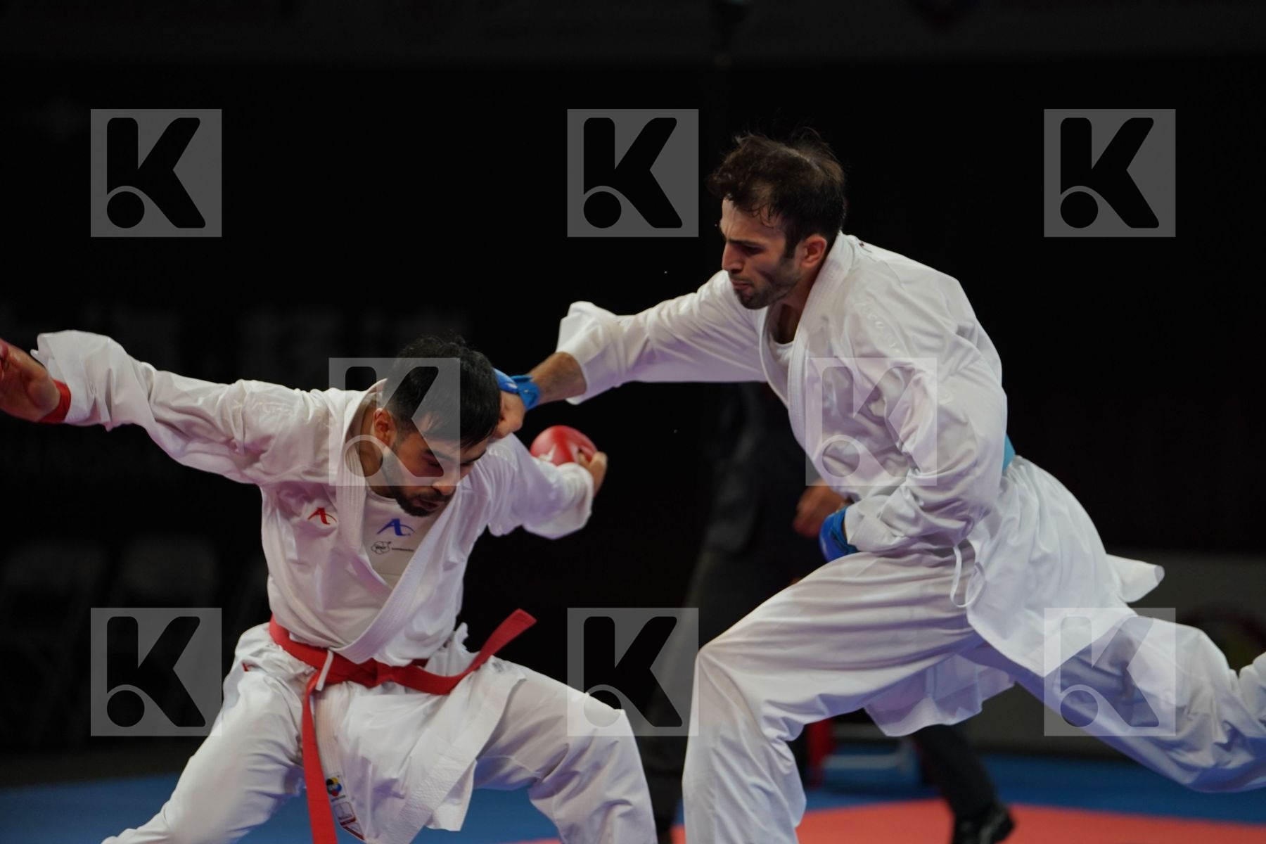 OTABOLAEV DASTONBEK (UZBEKISTAN) vs ASGARI GHONCHEH BAHMAN (ISLAMIC REPUBLIC OF IRAN) in Senior Kumite -75 Kg - Gold bout