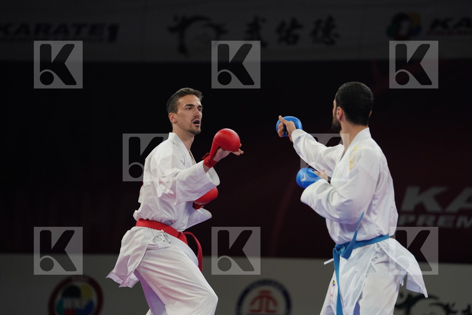 KVESIC IVAN (CROATIA) vs AKTAS UGUR (TURKEY) in Senior Kumite -84 Kg - Gold bout