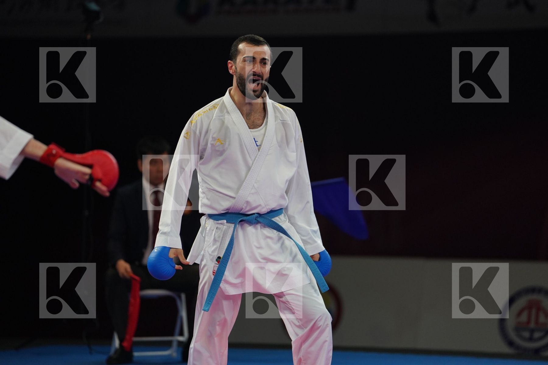 KVESIC IVAN (CROATIA) vs AKTAS UGUR (TURKEY) in Senior Kumite -84 Kg - Gold bout