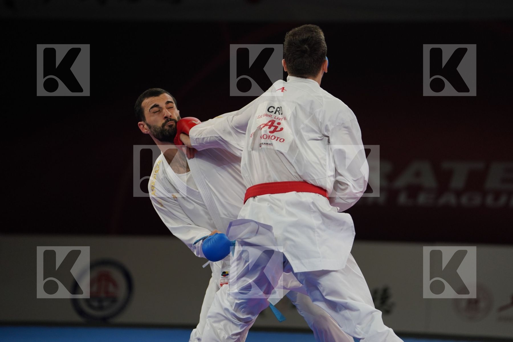 KVESIC IVAN (CROATIA) vs AKTAS UGUR (TURKEY) in Senior Kumite -84 Kg - Gold bout