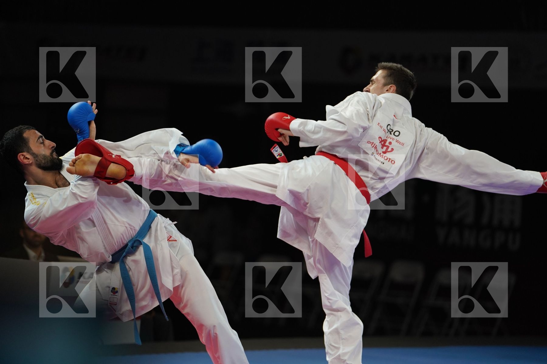 KVESIC IVAN (CROATIA) vs AKTAS UGUR (TURKEY) in Senior Kumite -84 Kg - Gold bout