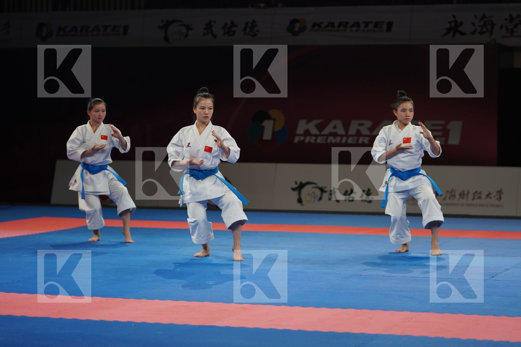 CHINA in Senior Team Female Kata - Gold bout