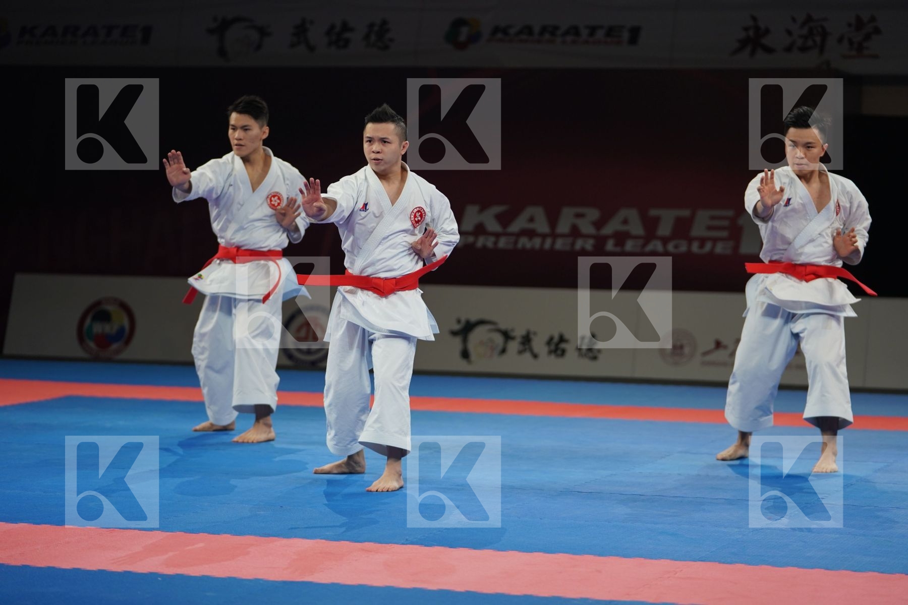 HONG KONG in Senior Team Male Kata - Gold bout